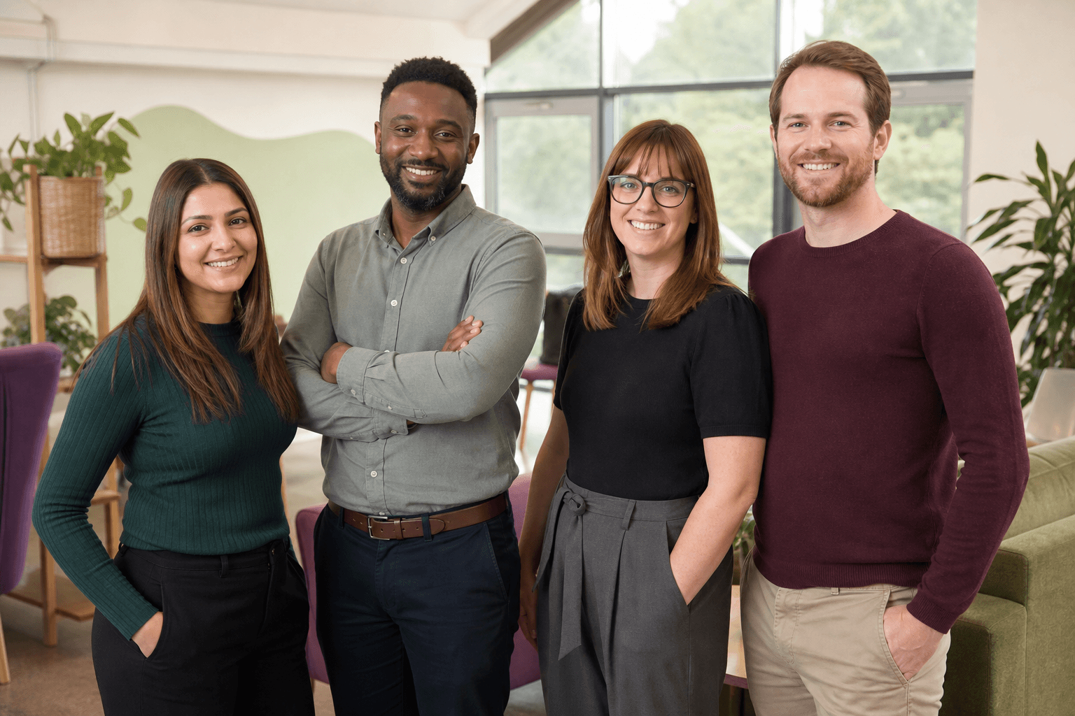 Thriving Well care team supporting a client